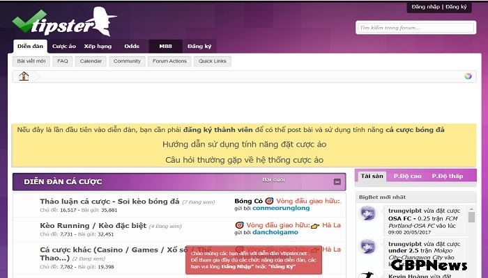 diễn đàn bóng đá Việt Nam