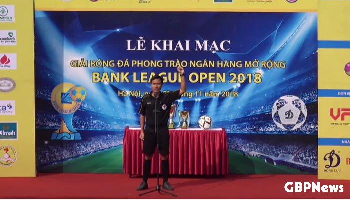 lời dẫn chương trình khai mạc giải bóng đá