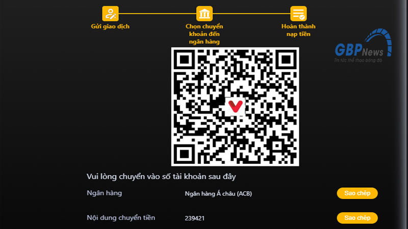 Hướng dẫn nạp tiền trang Fi88