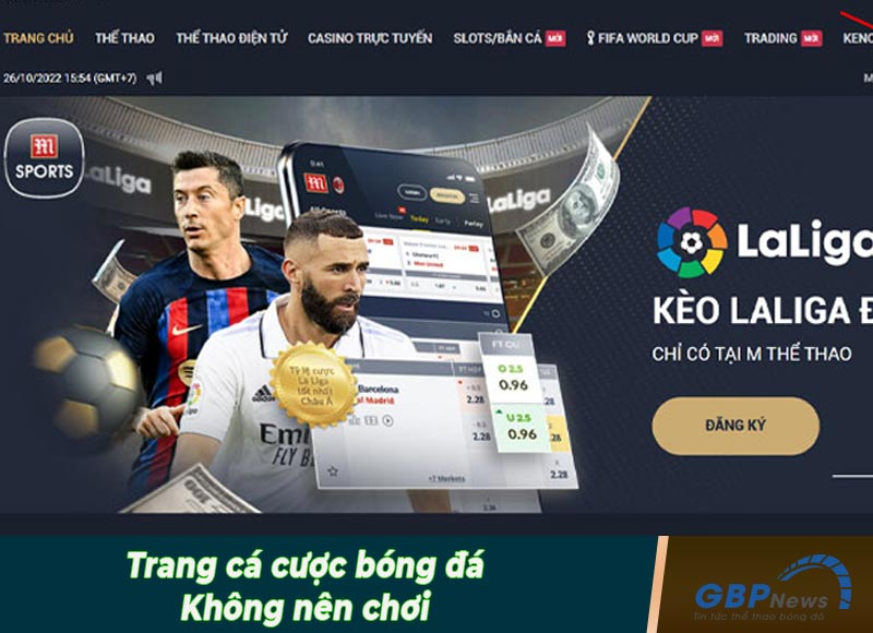 Dấu hiệu trang cá cược bóng đá không nên chơi